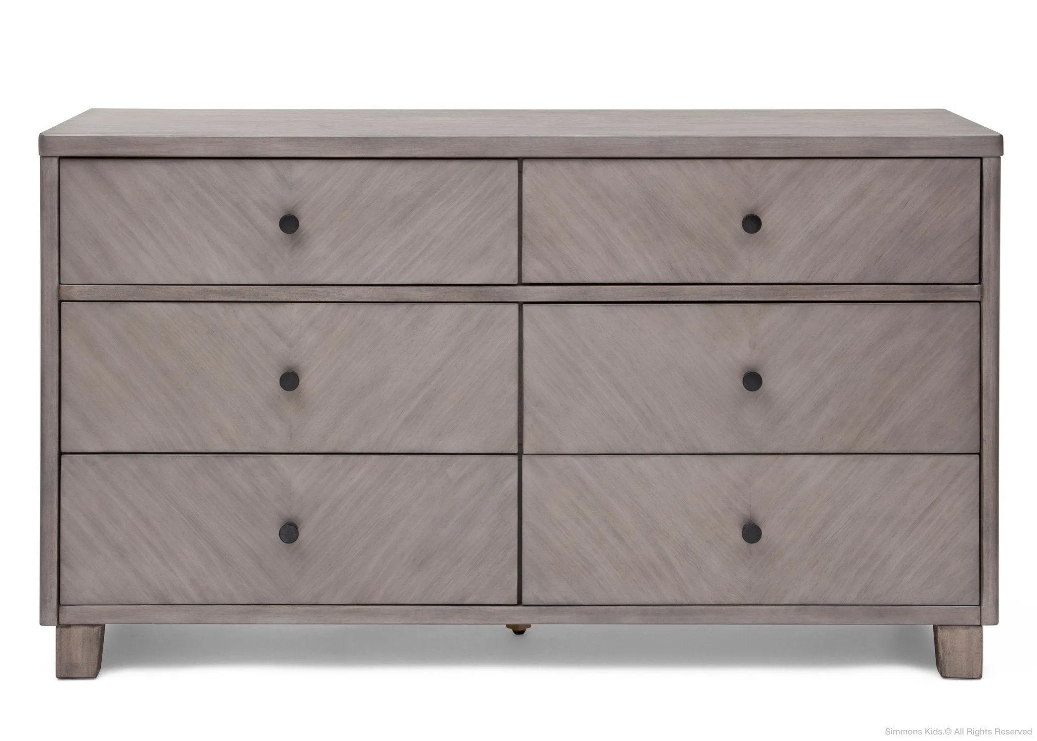 Chevron 6 Drawer Dresser