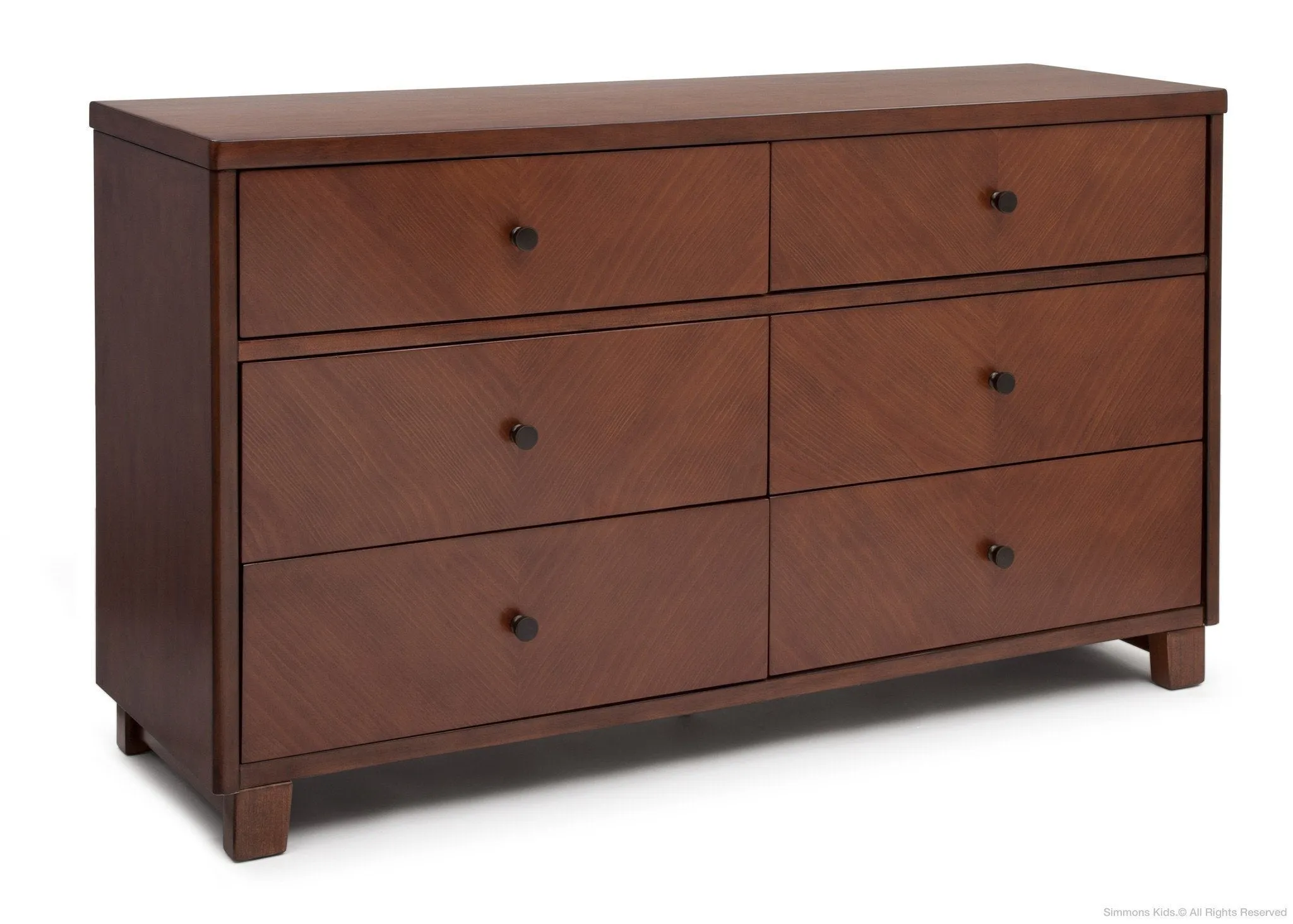 Chevron 6 Drawer Dresser