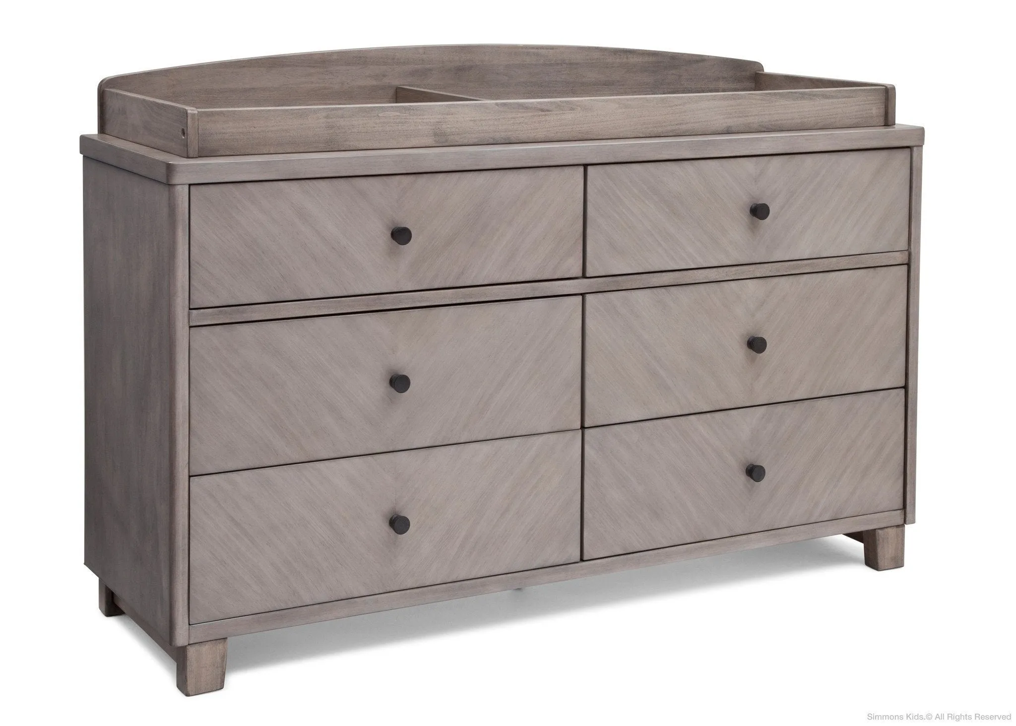 Chevron 6 Drawer Dresser