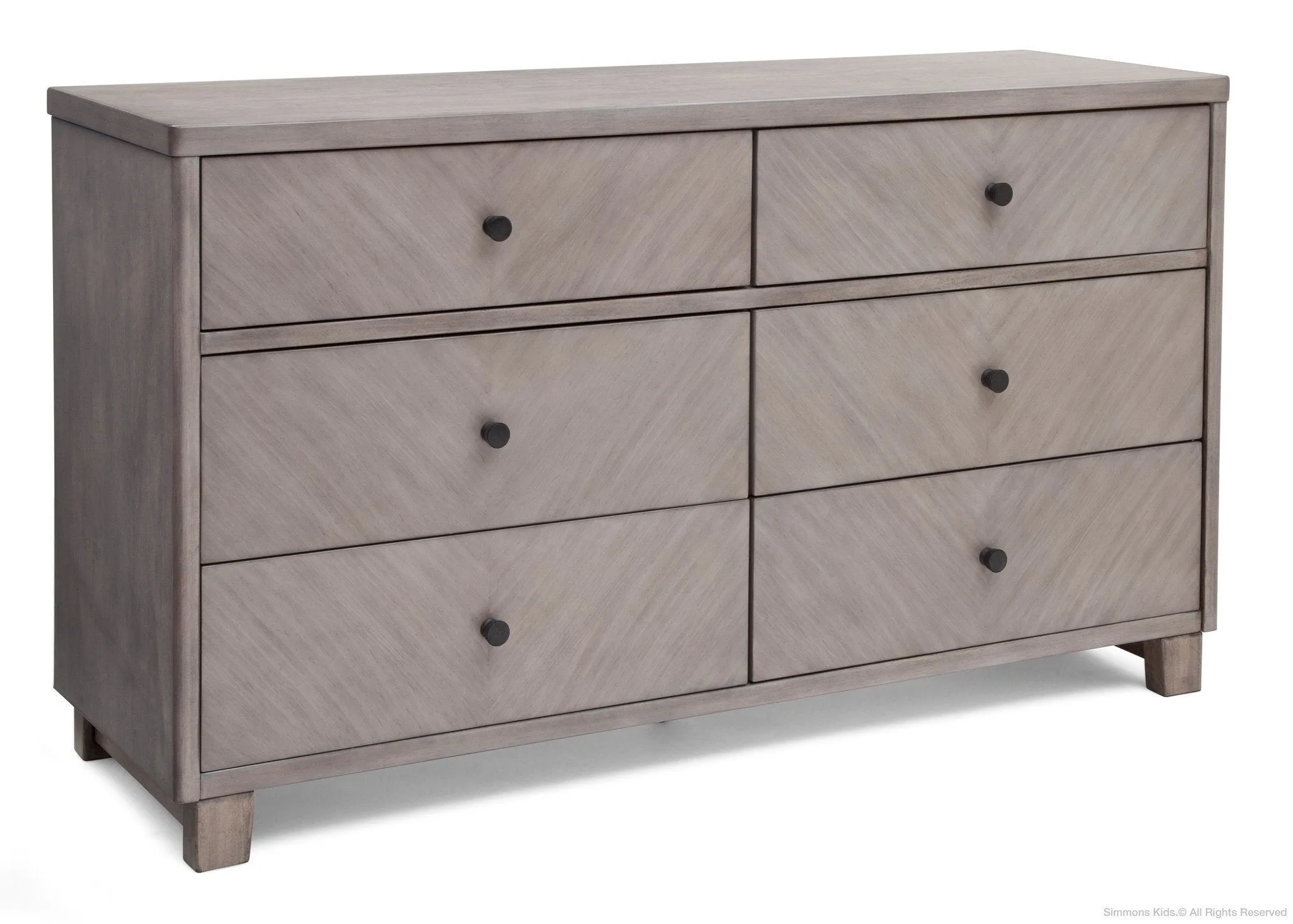 Chevron 6 Drawer Dresser