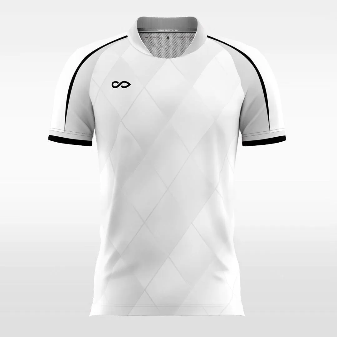 Classic White - Custom Kids Soccer Jerseys Design Solid