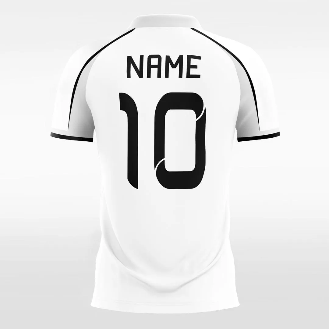 Classic White - Custom Kids Soccer Jerseys Design Solid