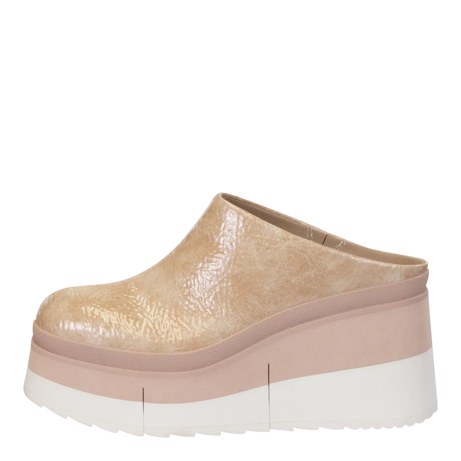 COACH in BEIGE Platform Clogs