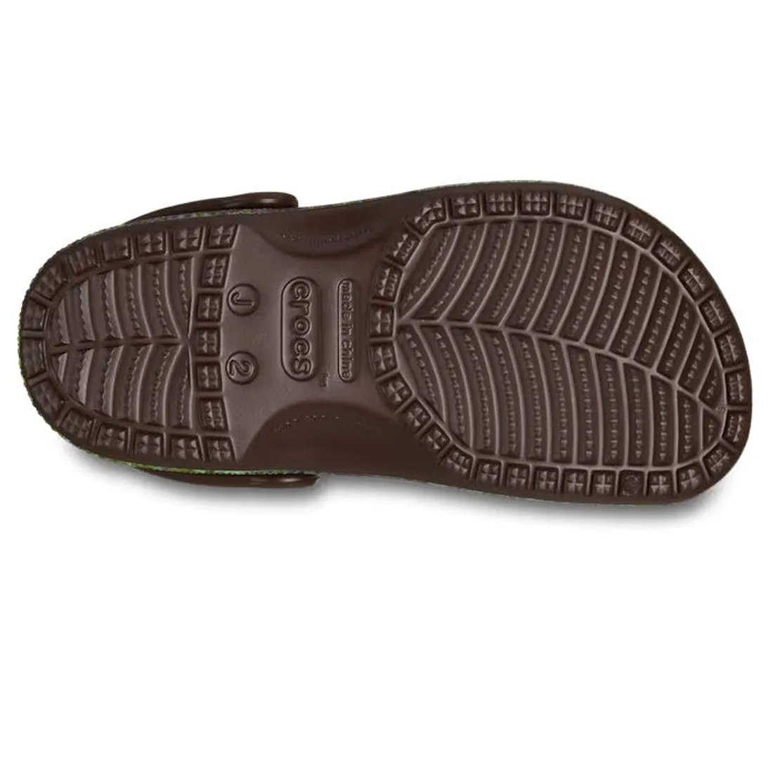 Crocs Kids - Classic BUGS Clog Brown Green - Junior Youths Sizes