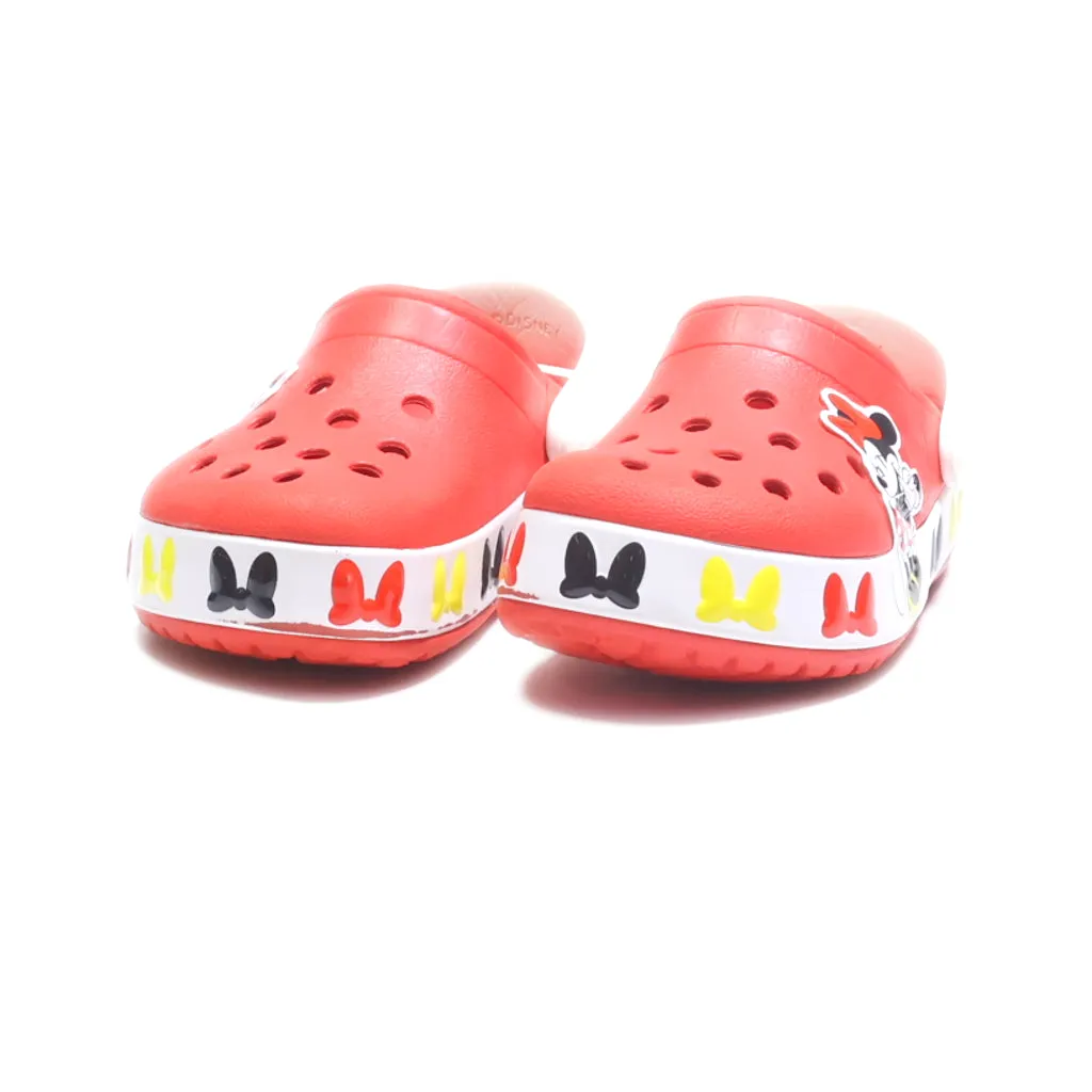 Crocs Mickey Mouse And Minnie Mouse Clogs Eva Red Colour For Kids