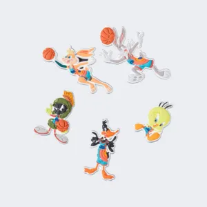 Crocs Space Jam Character 5 Pack Unisex Lifestyle Pins Multicolor