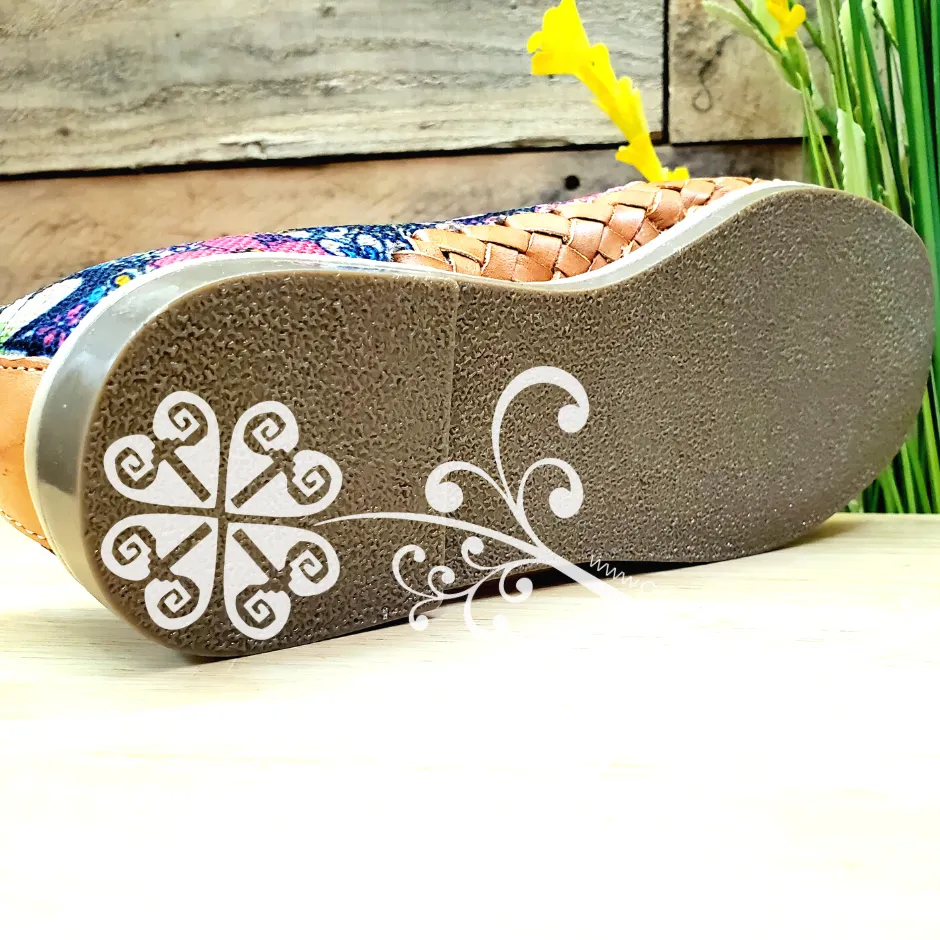 Daisy Mosaic - Loafers Artisan Leather Women Shoes