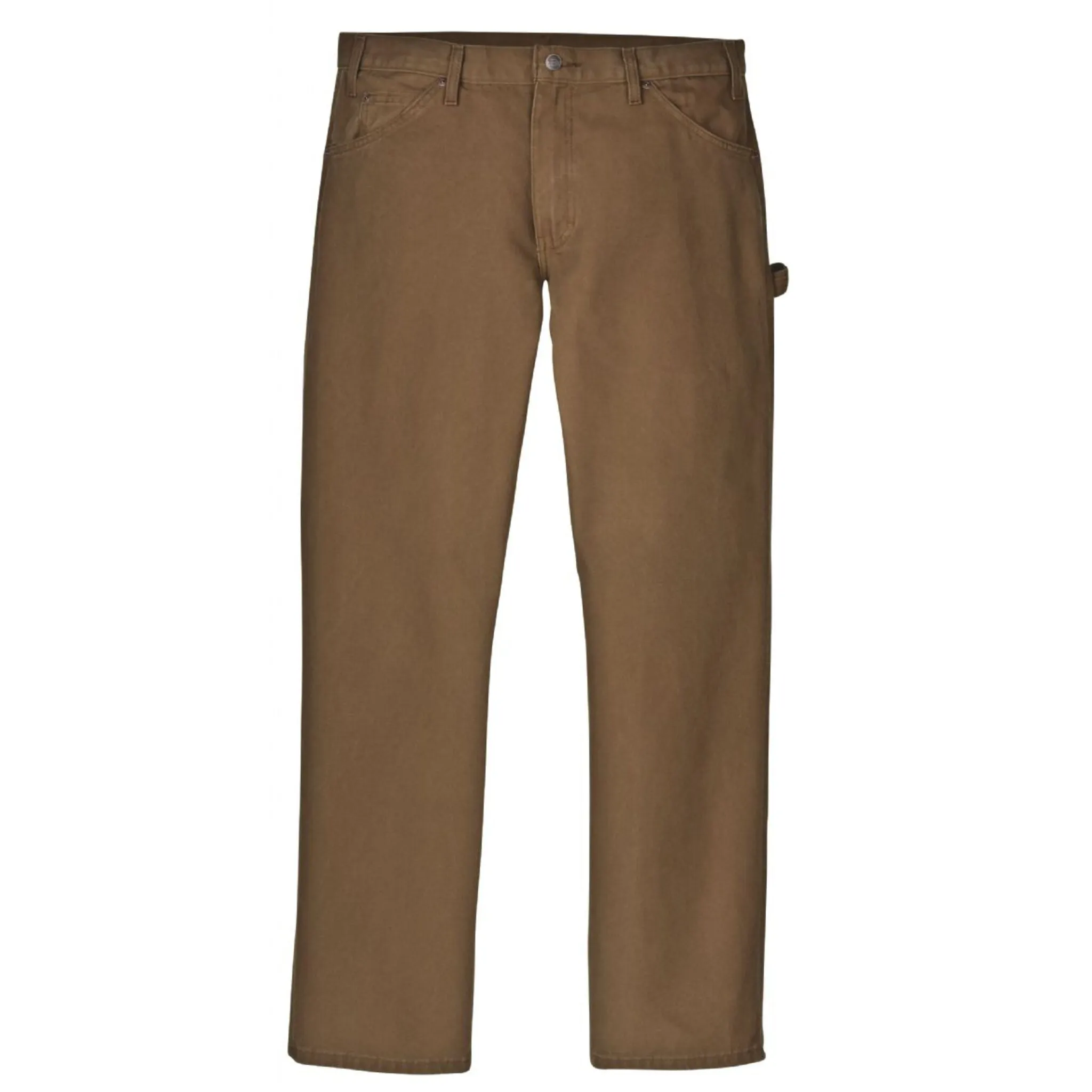 Dickies Men's 1933 Duck Carpenter Jean - Durable 12 oz. Cotton, Relaxed Fit, Hammer Loop, Tool Pockets, Straight Leg, Comfortable Workwear | Sizes 30-50