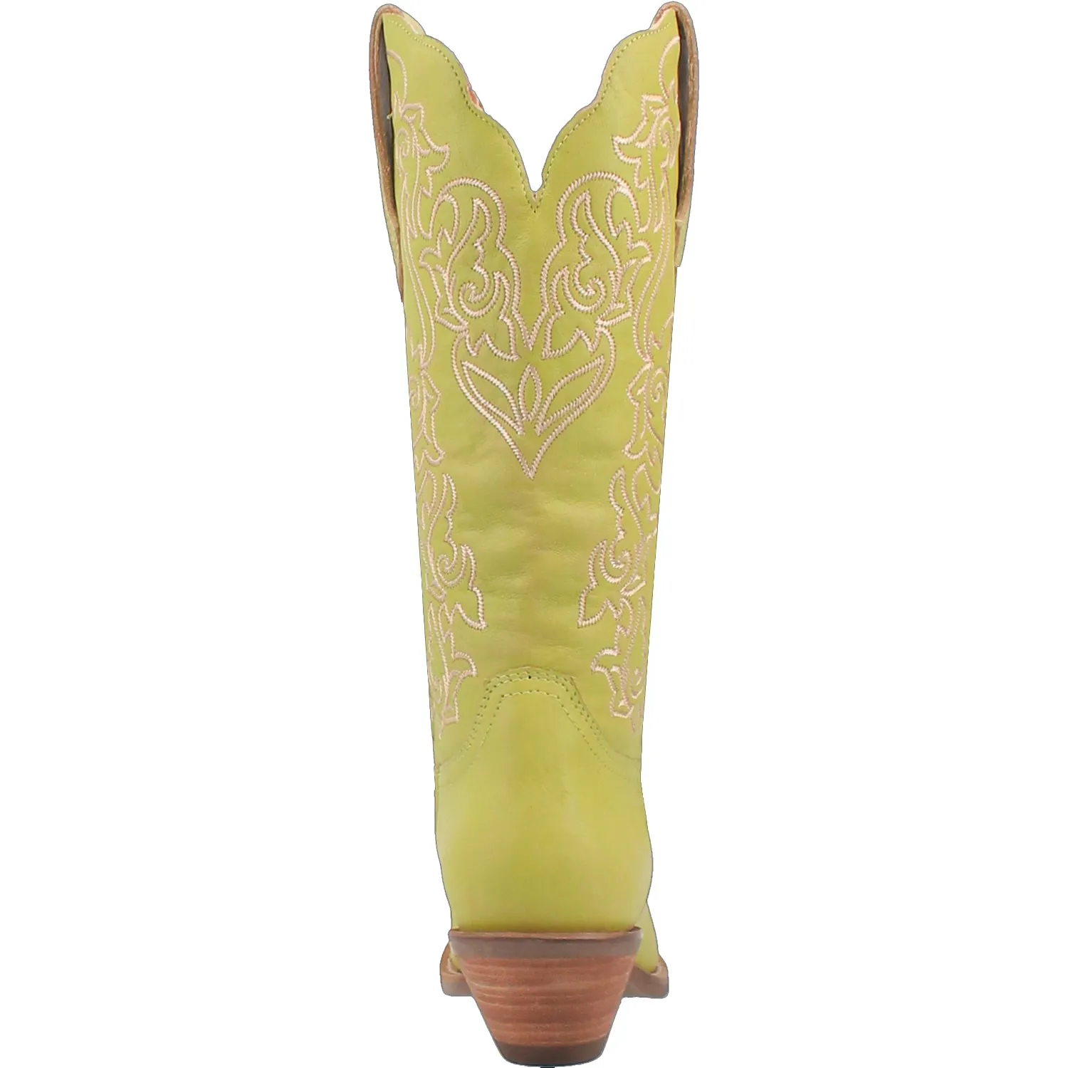 Dingo Womens Flirty N Fun Green Leather Cowboy Boots