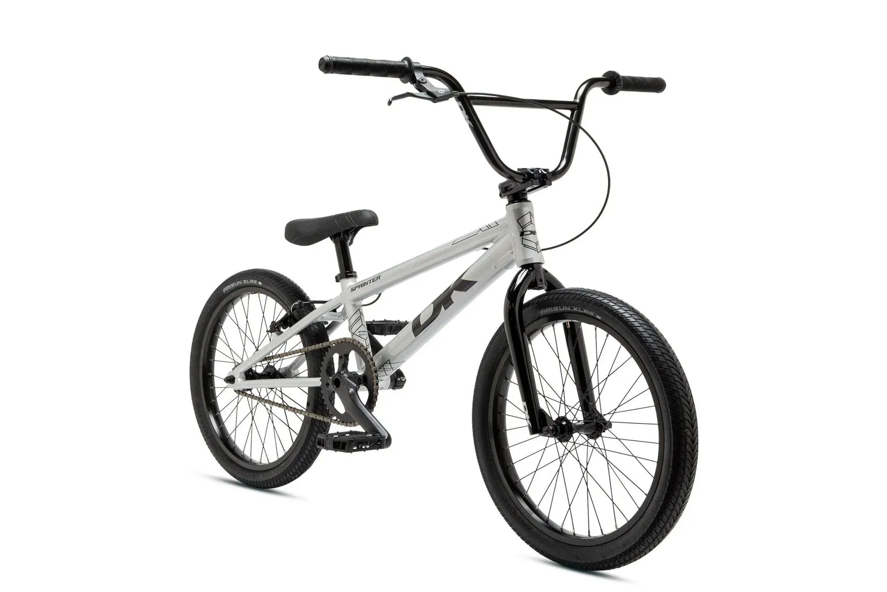 DK Sprinter Pro 20″ Complete BMX Race Bike - Silver Flake