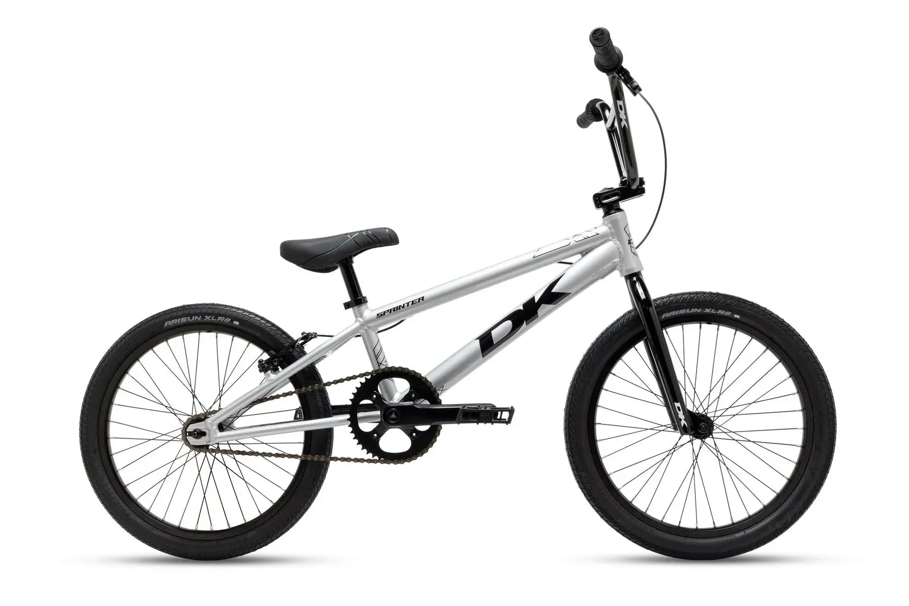 DK Sprinter Pro 20″ Complete BMX Race Bike - Silver Flake