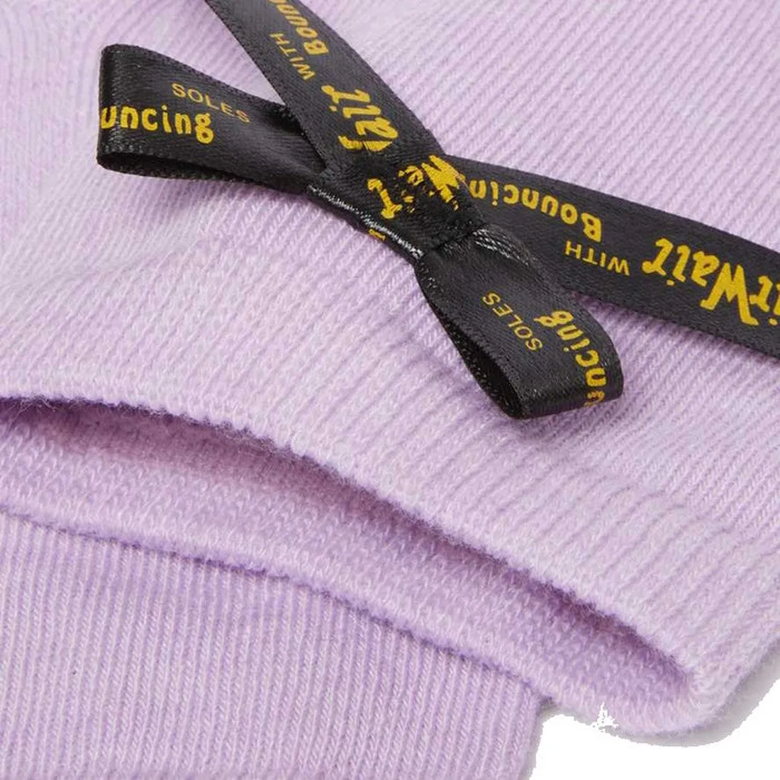 Dr Martens Ankle Bow Cotton Blend Socks Lilac  Small/Medium up to uk7 Medium/Large above uk7