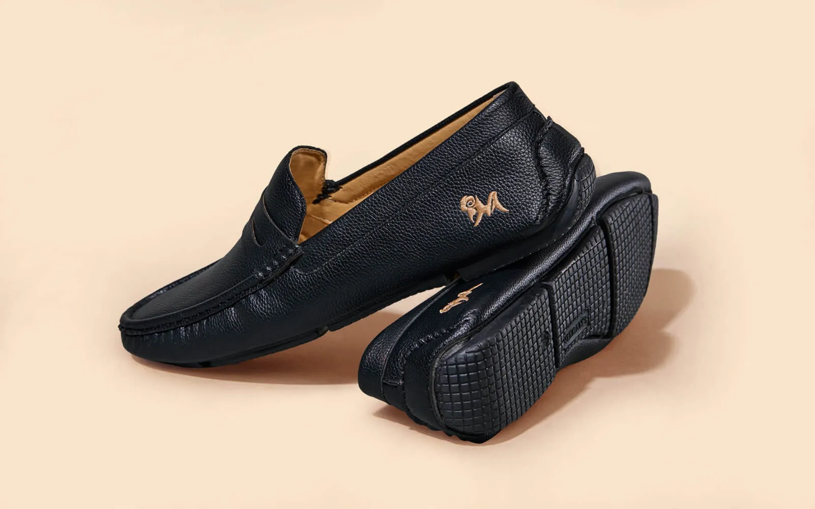 Dress Loafers : Black