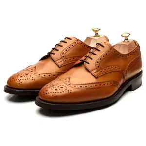 'Durham' Tan Brown Leather Derby Brogues UK 11