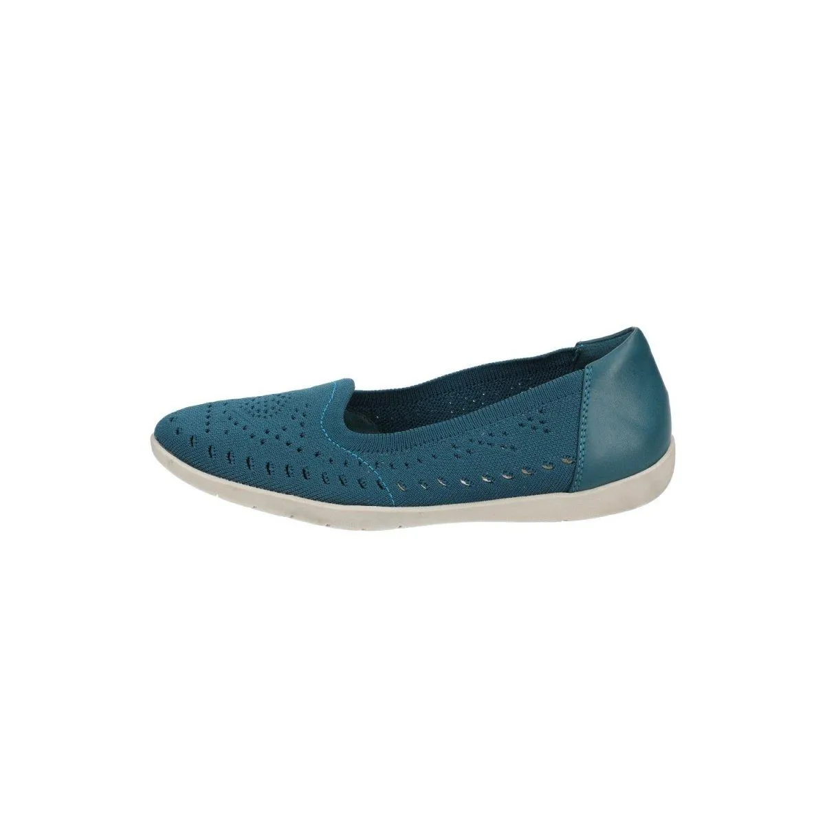 Earth Origins Faye Loafers Knit Fabric Blue Colour For Women