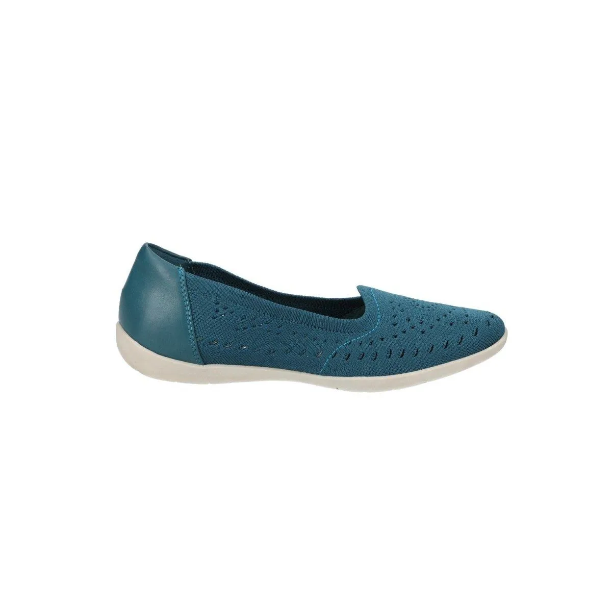 Earth Origins Faye Loafers Knit Fabric Blue Colour For Women