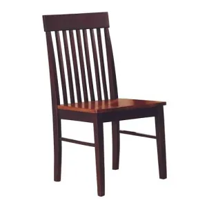 Espresso & Dirty Oak Dining chair - Set of 2