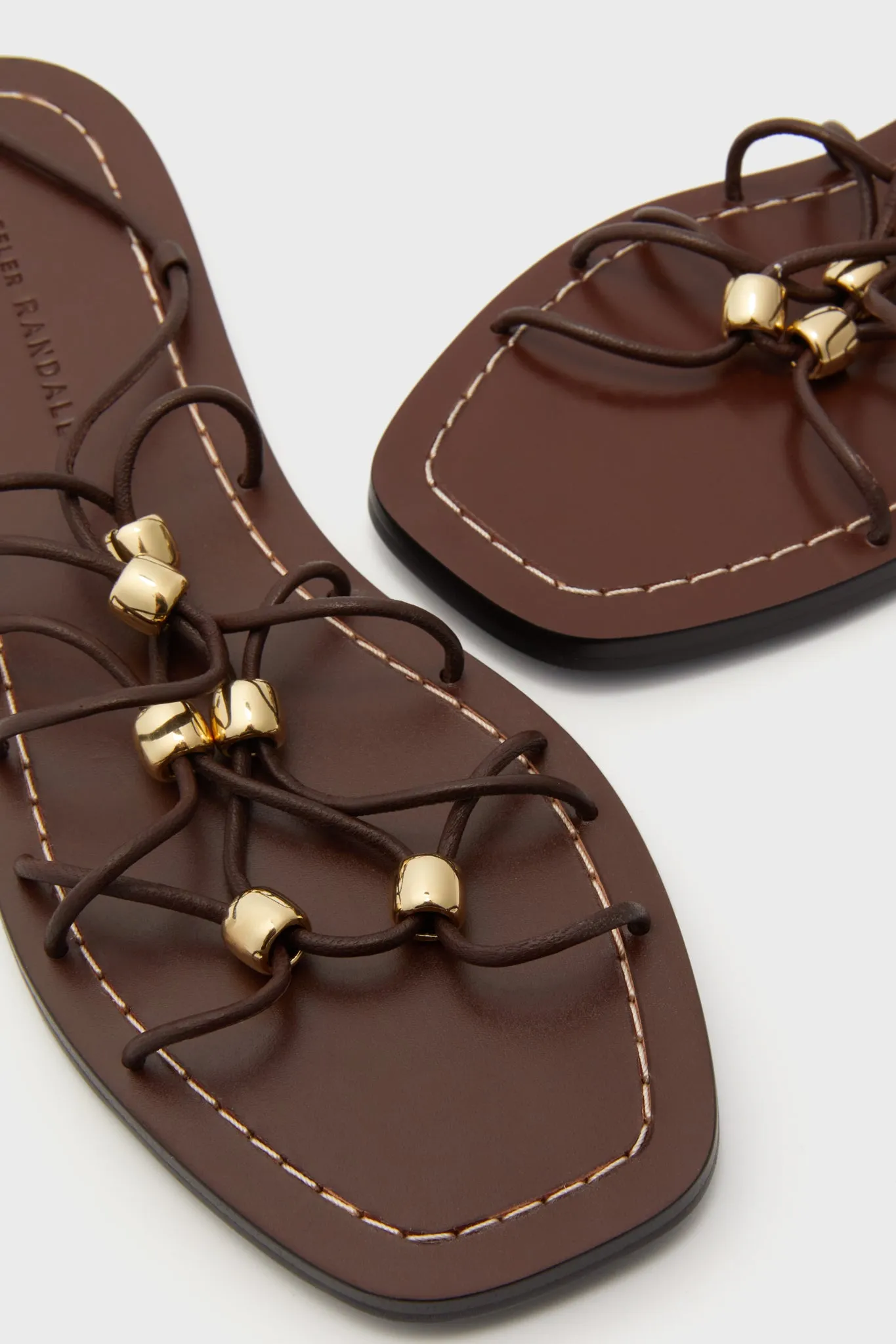 Espresso Nappa Mella Sandals