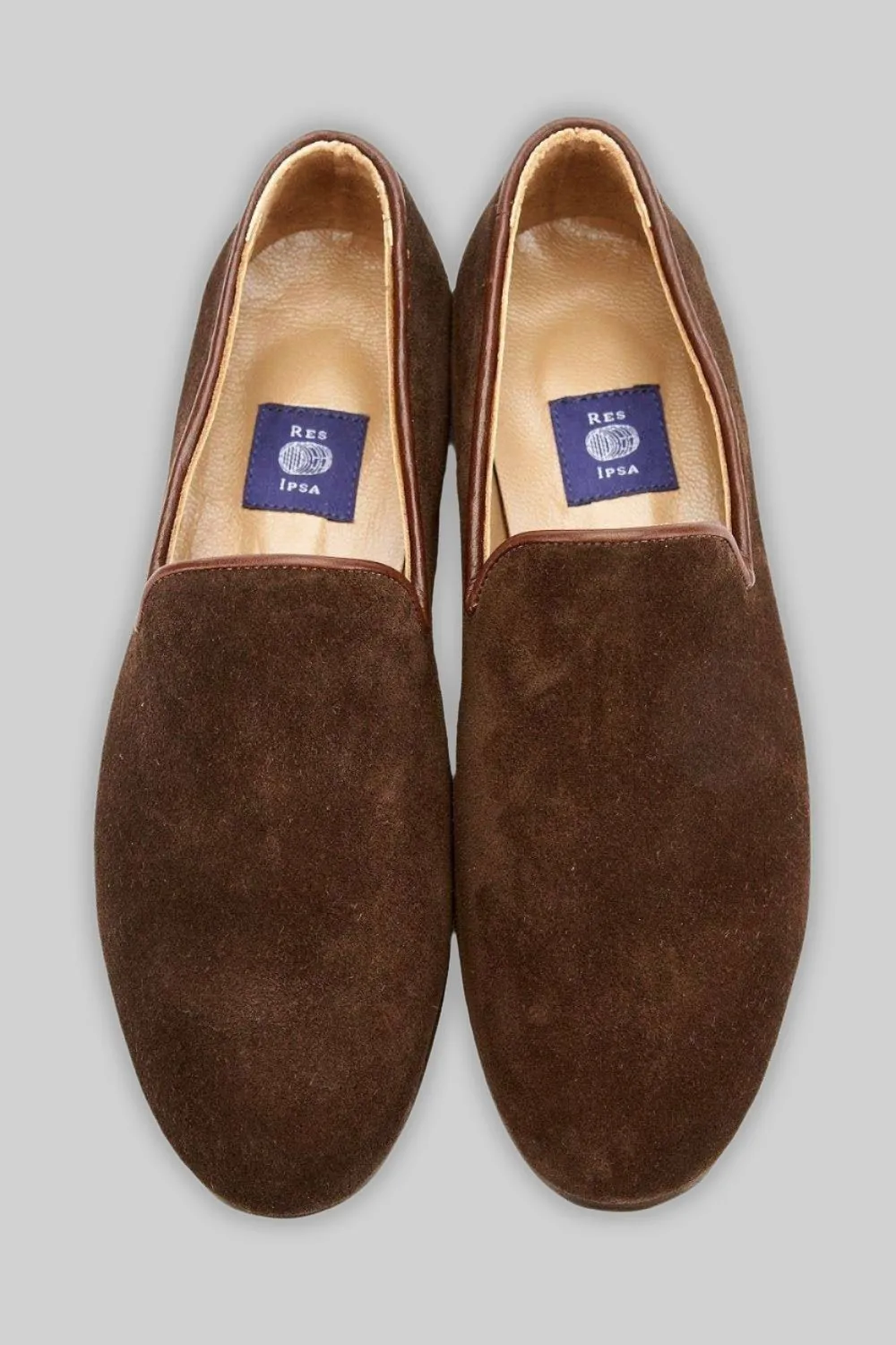 Espresso Suede Loafers