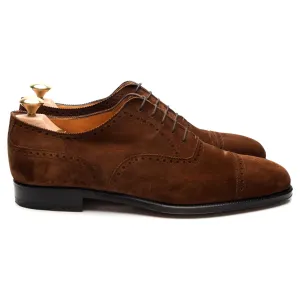 Esquire 'Cadogan' Brown Suede Oxford Brogues UK 8.5 E