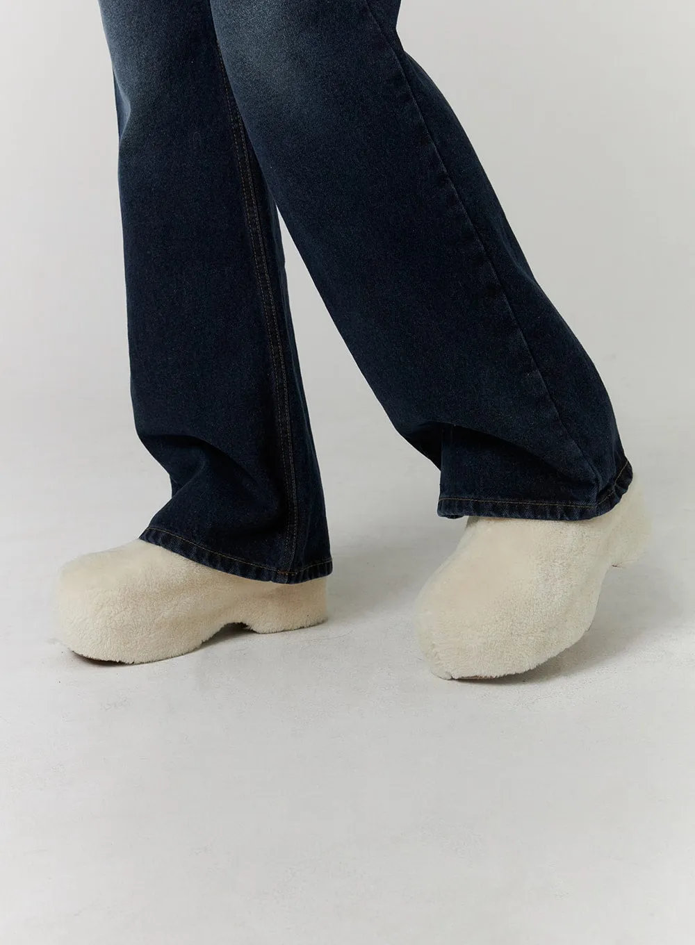 Faux Fur Clogs CD318