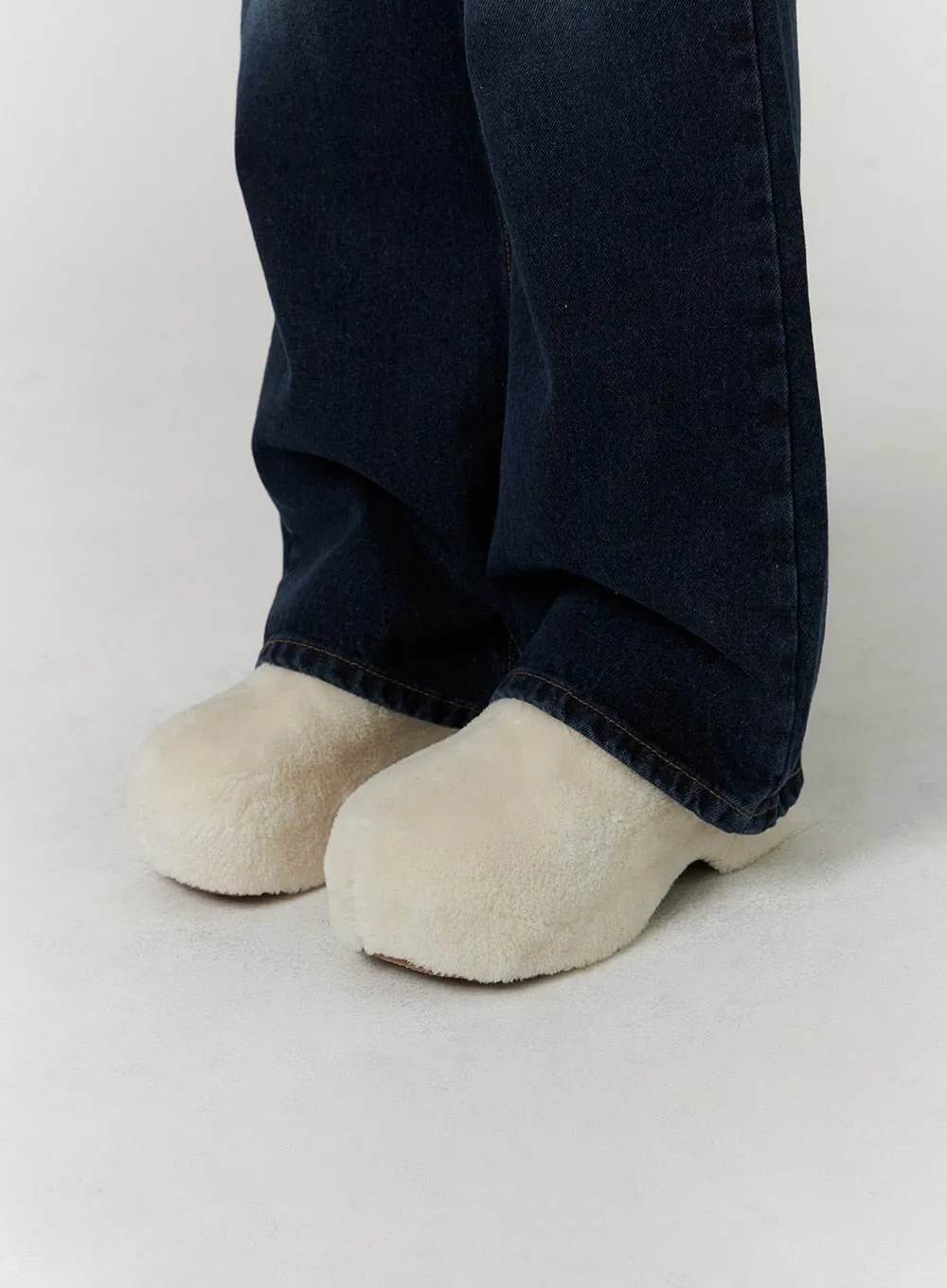 Faux Fur Clogs CD318