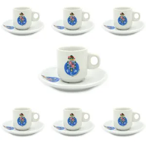 FC Porto Espresso Cup and Saucers with Gift Box, Set of 6