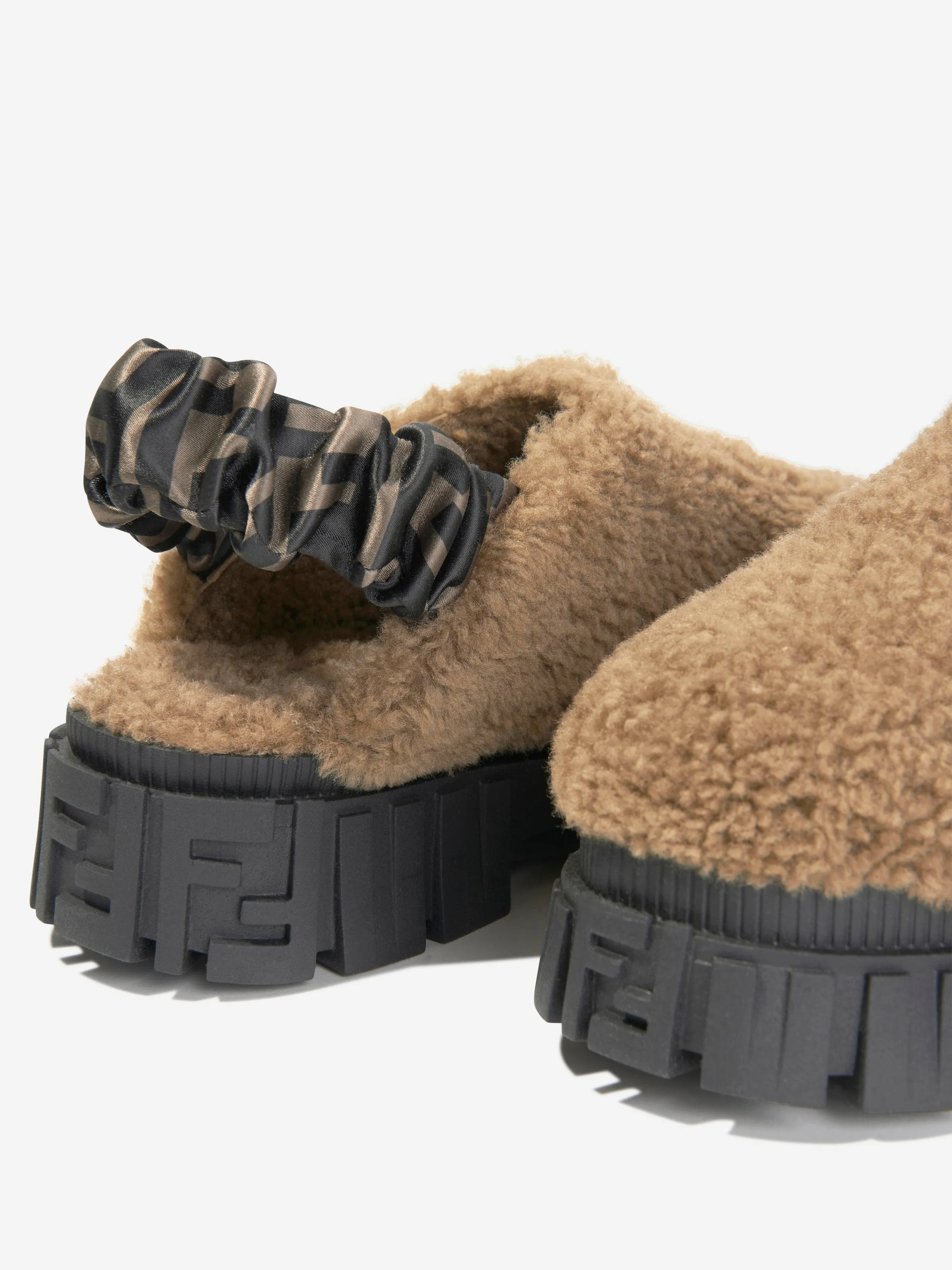 Fendi Girls Sabot Sneaker Clogs