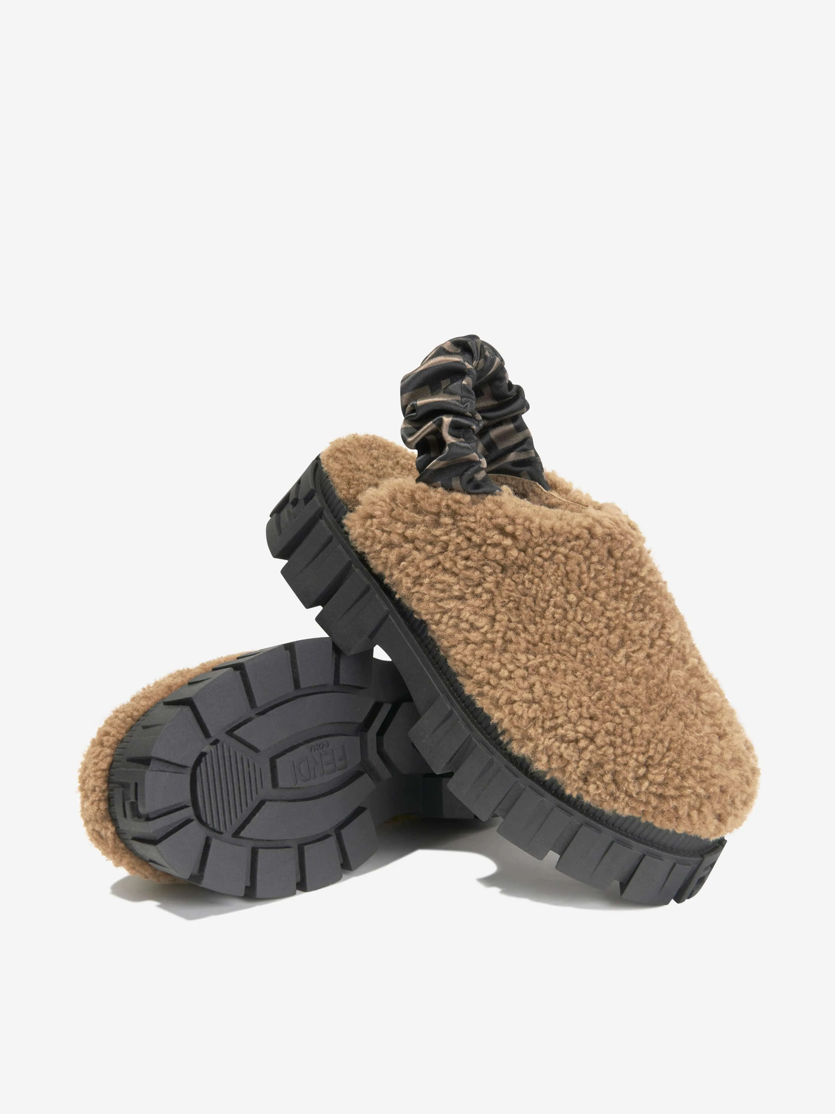 Fendi Girls Sabot Sneaker Clogs