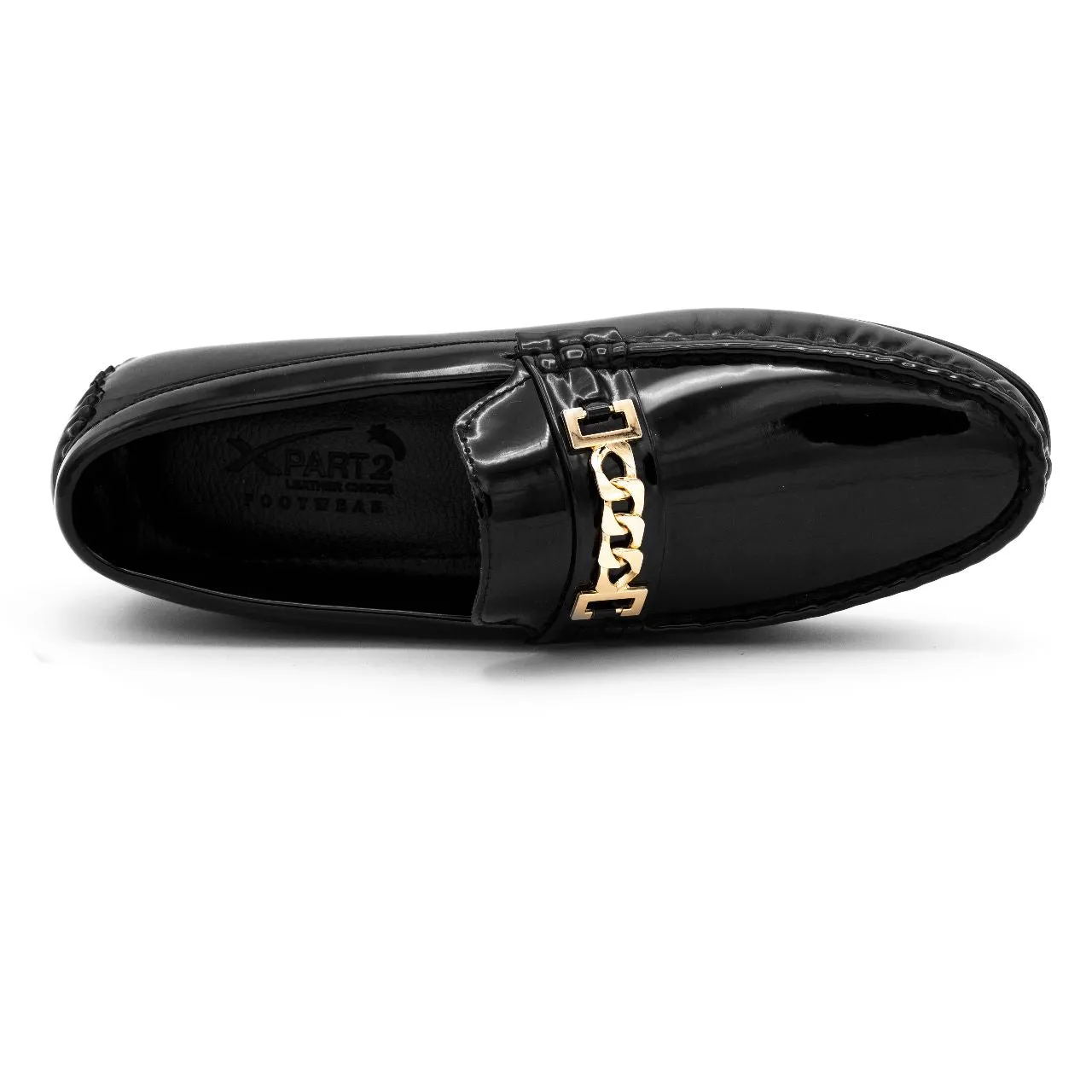 Front chain loafers