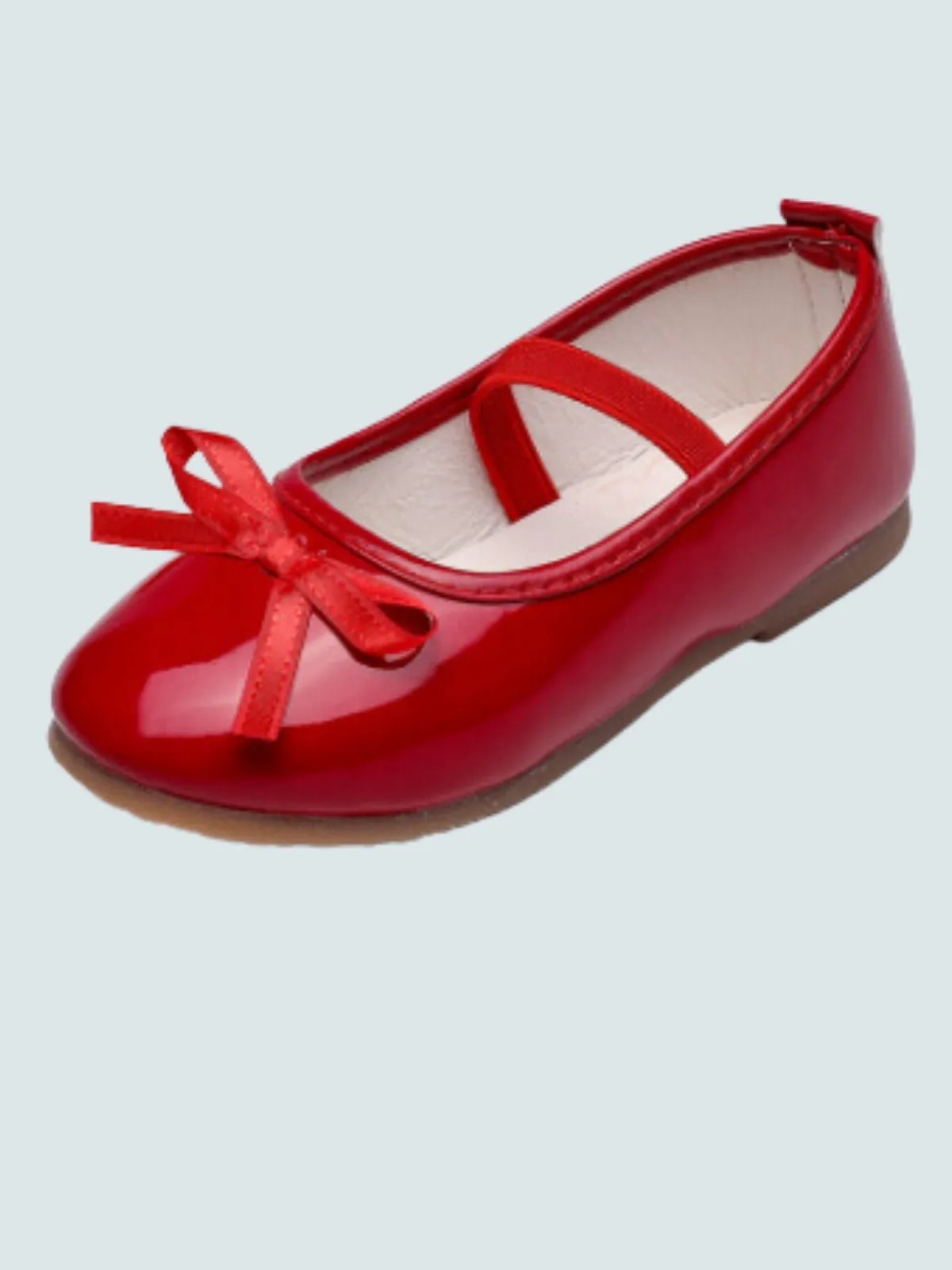 Girls Ballerina Flats with Bow By Liv and Mia