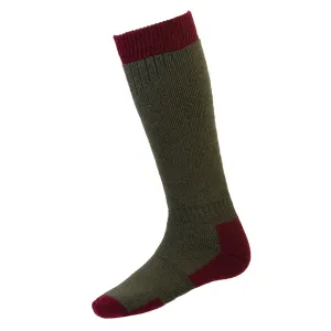 Glenfield Knee High Sock - Spruce by House of Cheviot