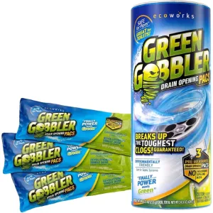 Green Gobbler Drain Opening Powder 8.25oz Off-White