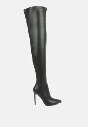 Gush Over Knee Heeled Boots