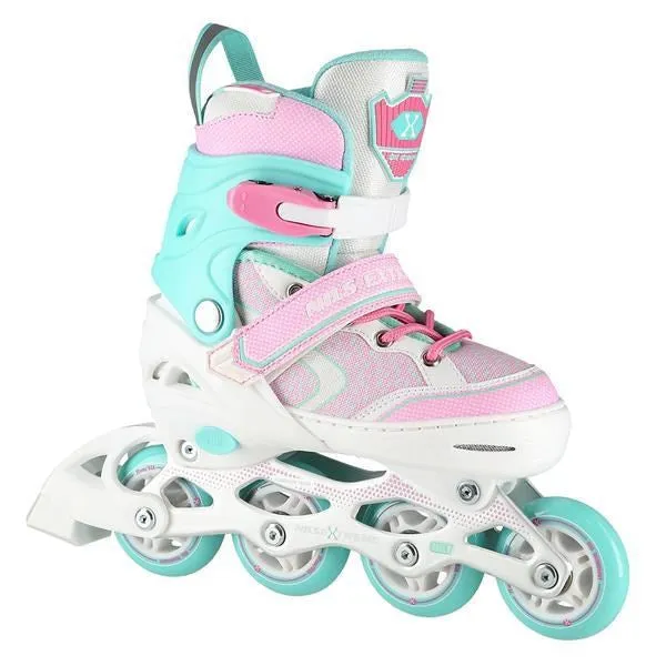 Inline Skates Nils Extreme Na14198 White/Turquoise Size. L (39-42)