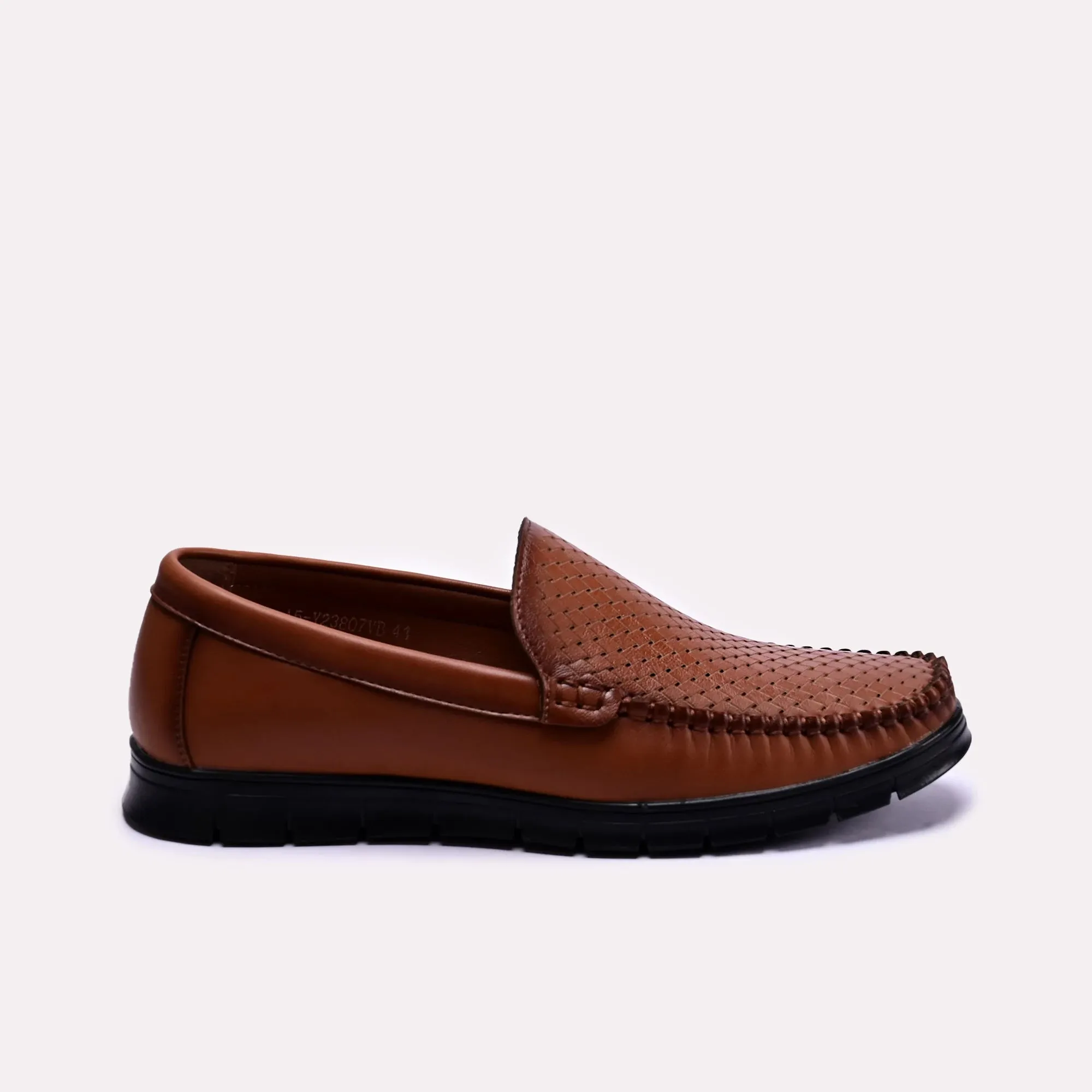 Jack Brown Perforated Loafers 0130702