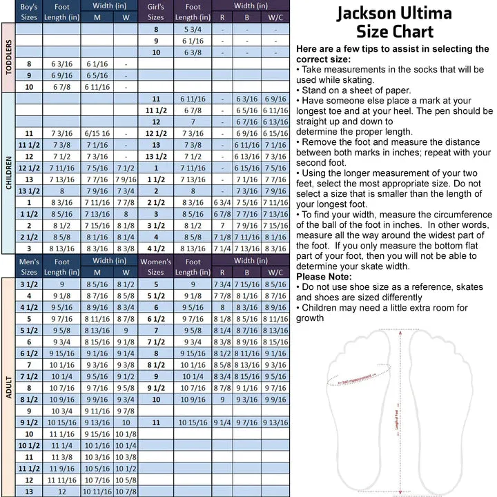 Jackson Excel Tots JS1294 Figure Skates