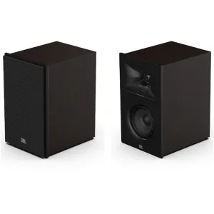 JBL STAGE250B 2 Way 5.2 Inch Dolby Atmos Surround Sound Bookshelf Speakers Pair Black