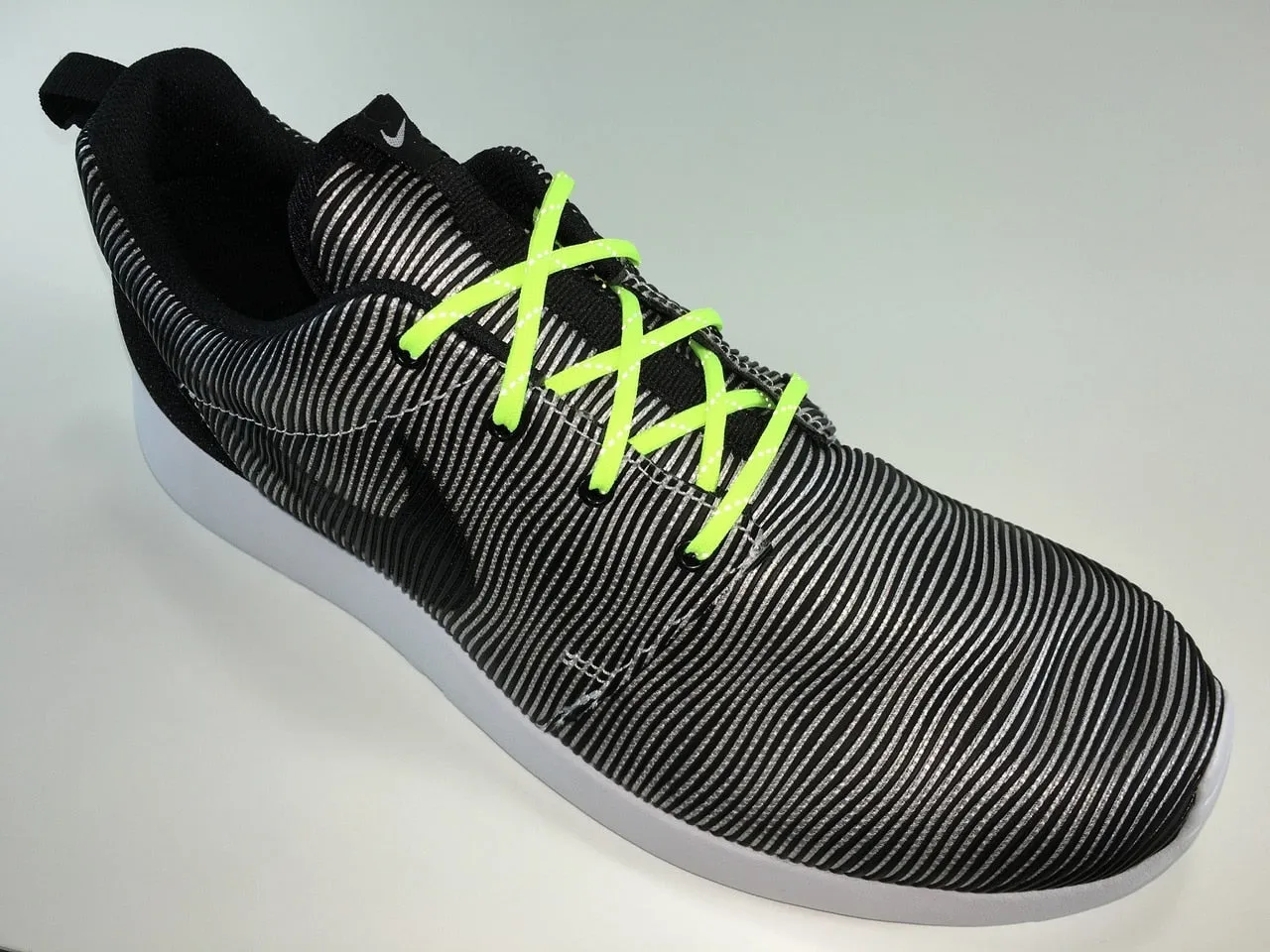 JR SR4U Laces Neon Yellow Reflective