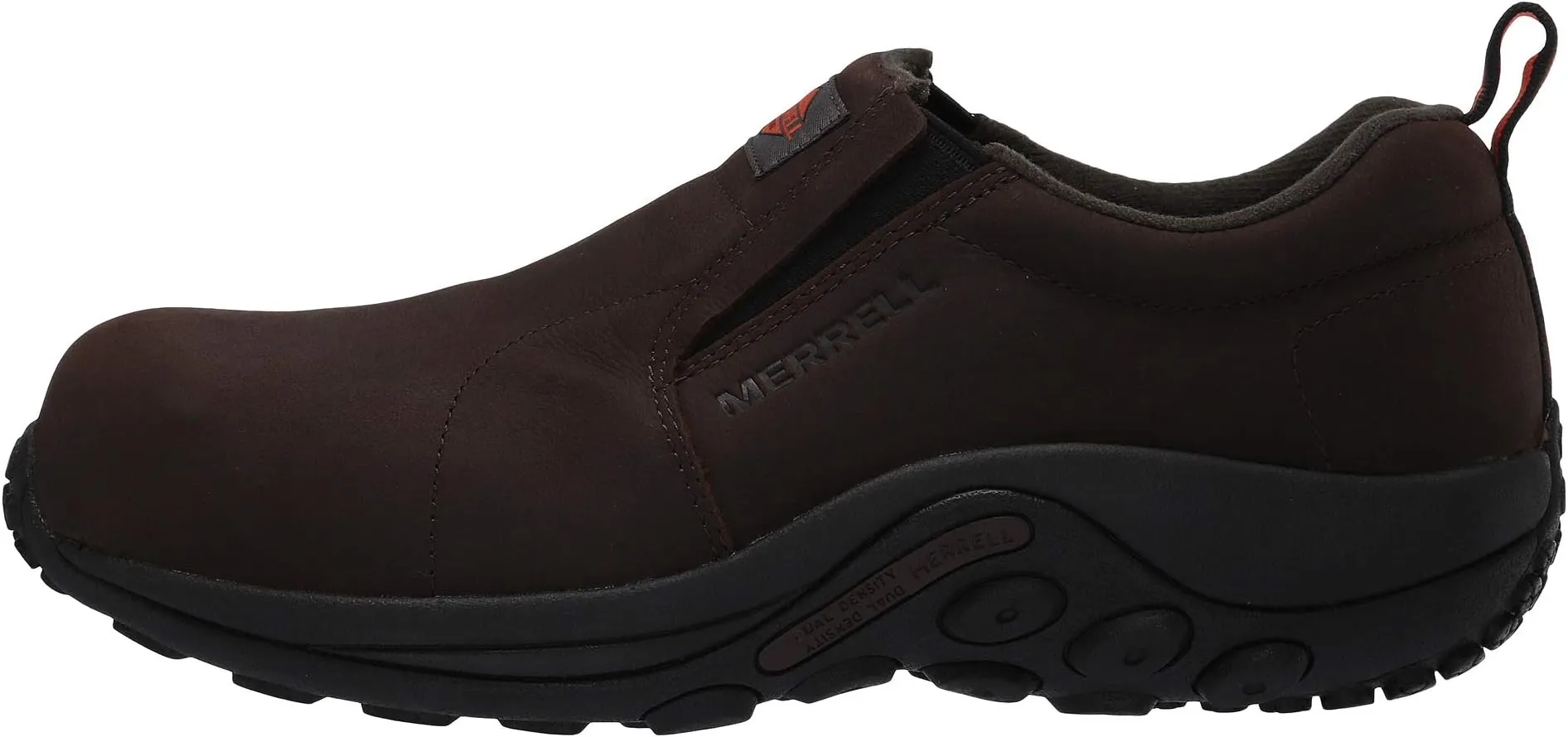 Jungle Moc Leather Composite Toe Merrell Work Sneaker in Espresso