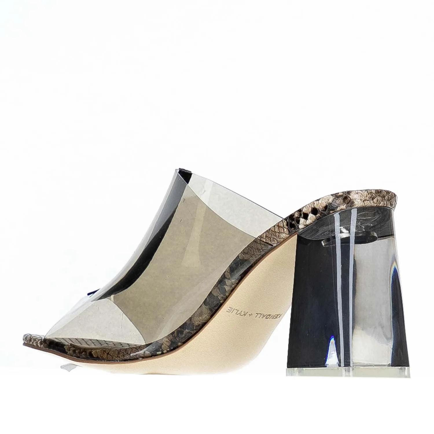 KENDALL   KYLIE CALI SMOKE PVC SANDAL