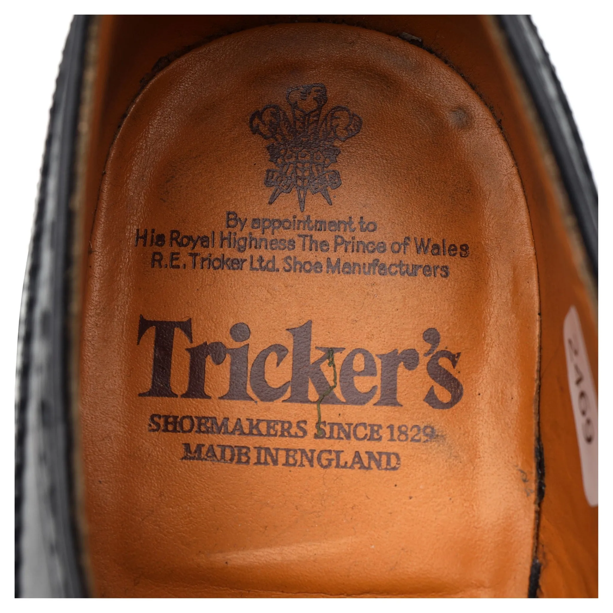 'Keswick' Black Leather Country Derby Brogues UK 8.5