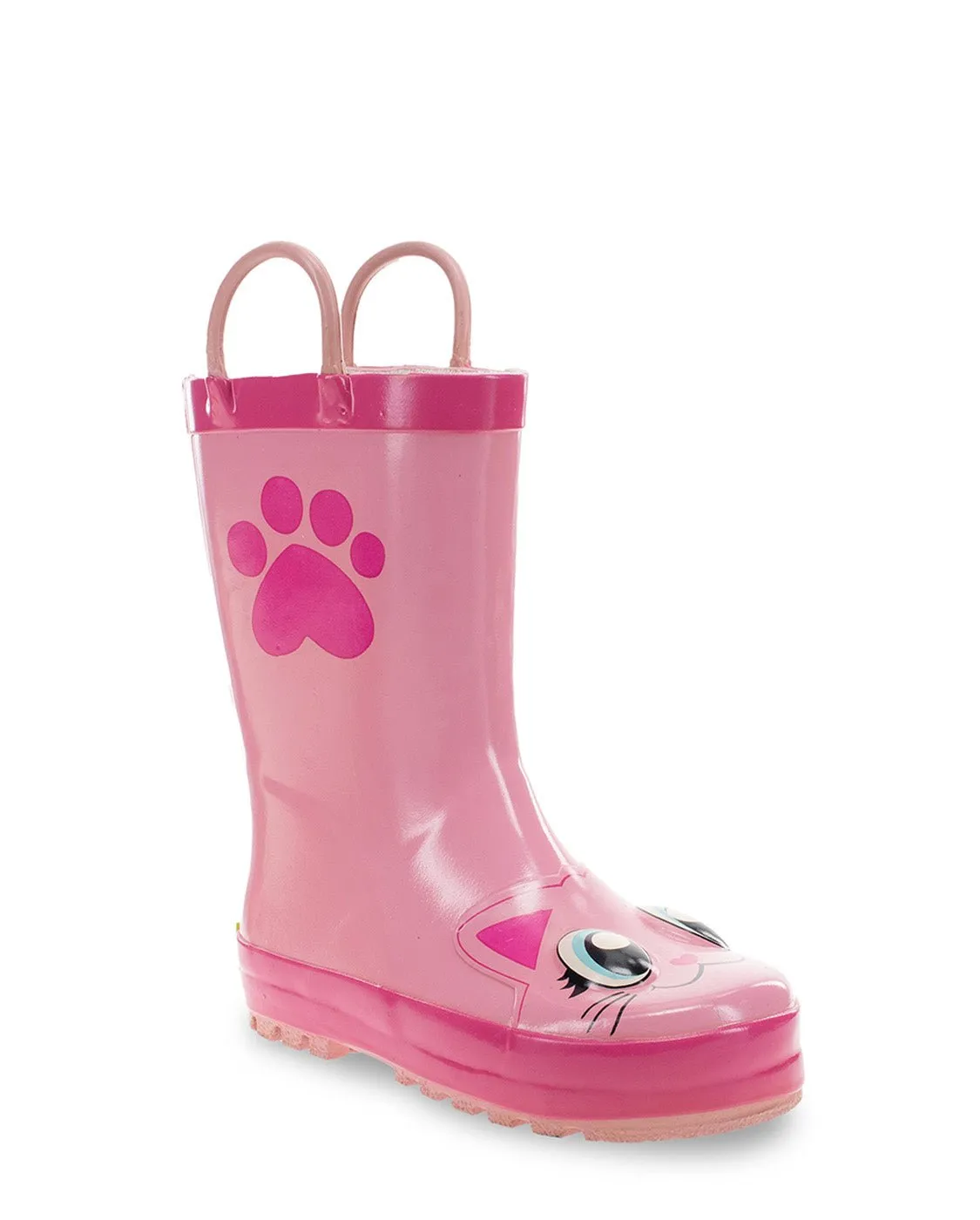 Kids Khloe Cat Rain Boot - Pink