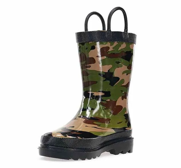 Kids Rain Boot - Camo