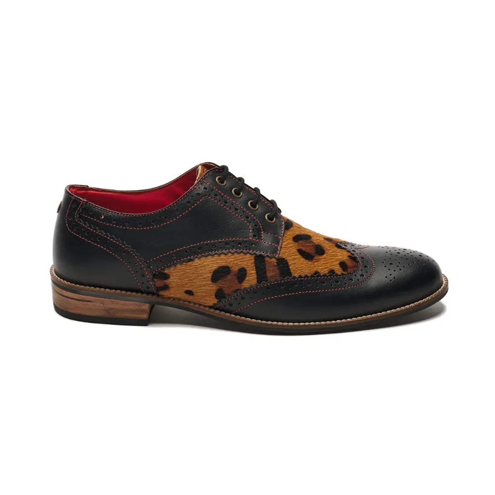 Leopard Brogues Men