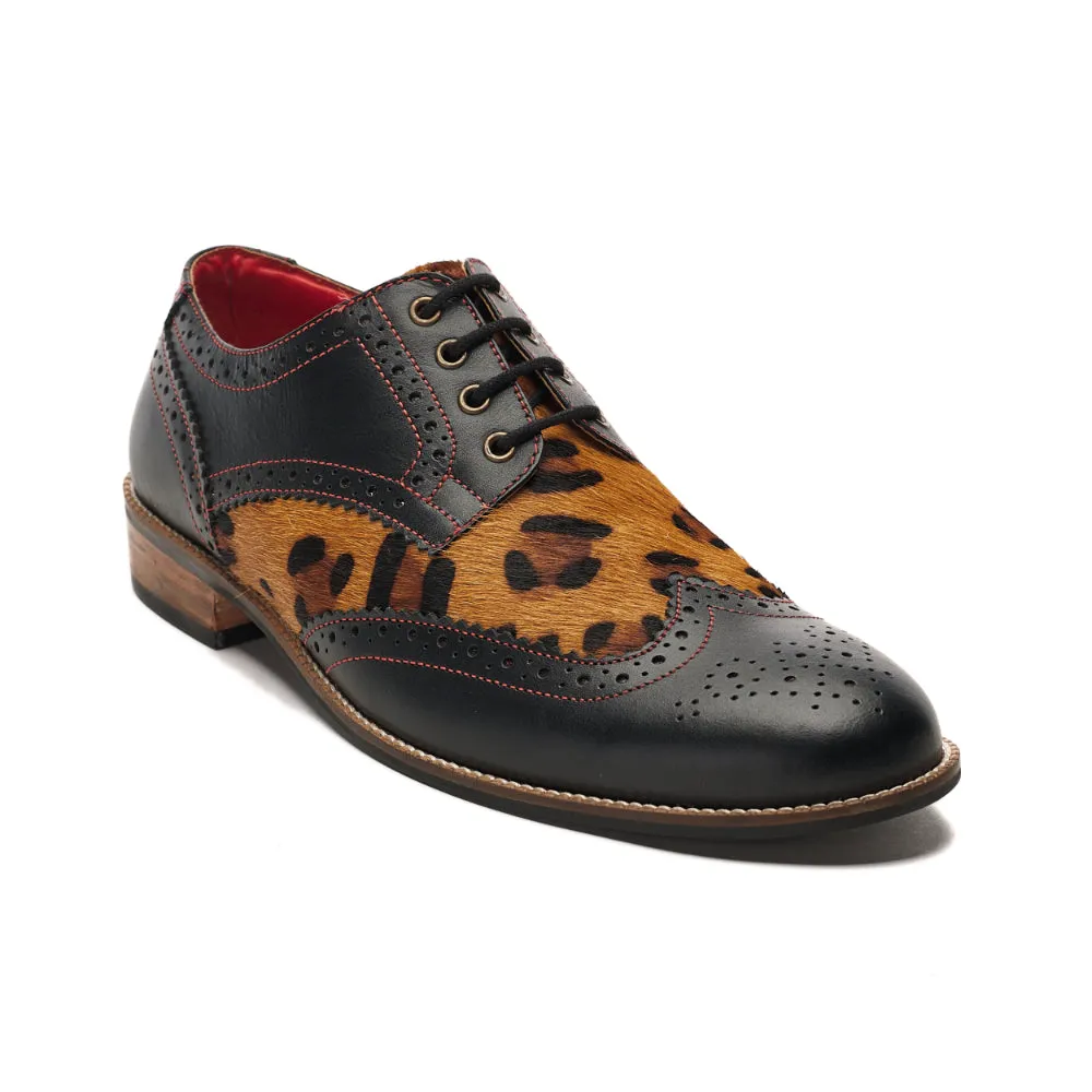 Leopard Brogues Men