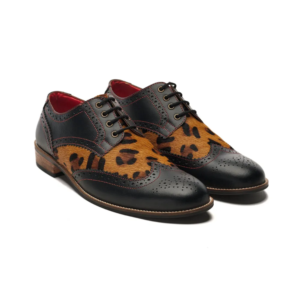 Leopard Brogues Men