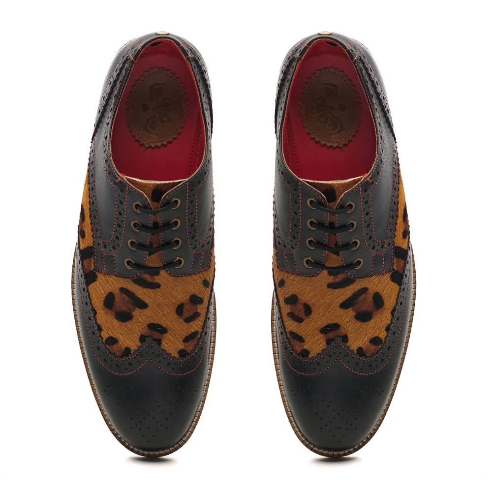 Leopard Brogues Men