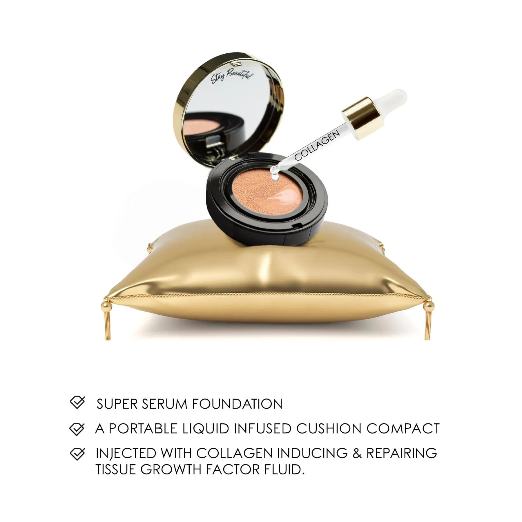 *Limit 3* 10 Collagen Cushion Compact Foundation Refill - Winner Best Foundation - 30. Espresso