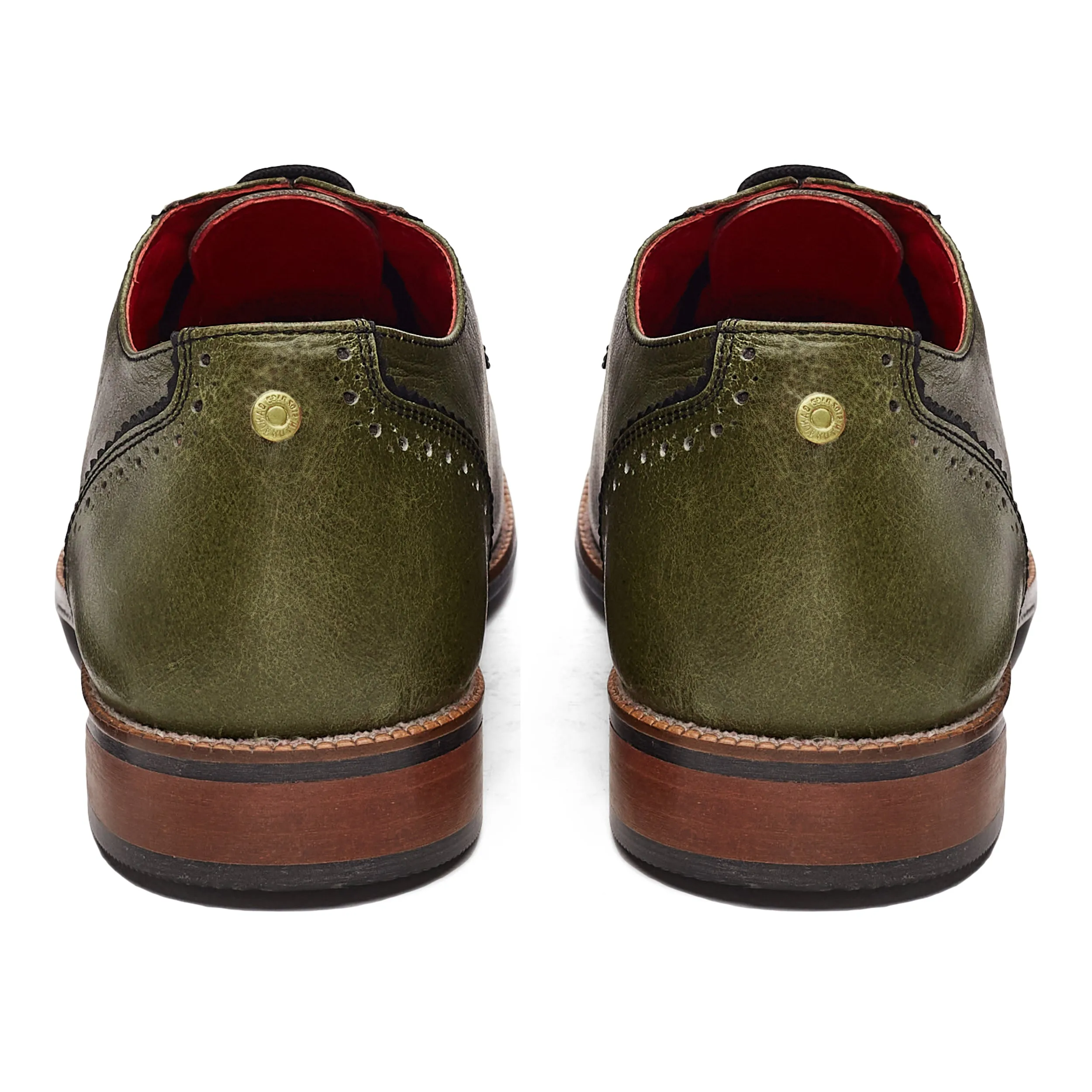 Maharaja Brogues Men – Olive